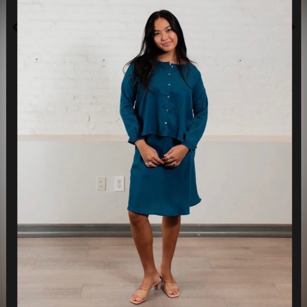 MIMU MAXI Skirt & Shirt Set